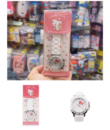 🇯🇵日本直送🇯🇵 Hello Kitty 矽膠錶帶手錶