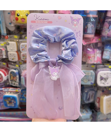 🇭🇰原裝行貨🇭🇰 Kuromi 蝴蝶結橡筋髮圈連吊飾