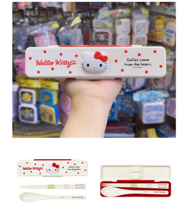 🇯🇵日本直送🇯🇵 Hello Kitty 匙羹筷子餐具套裝