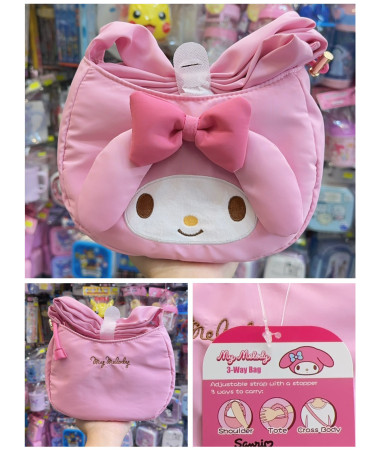🇭🇰原裝行貨🇭🇰 My Melody 多用途手挽斜孭袋