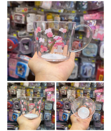🇯🇵日本直送🇯🇵 My Melody 透明有耳膠杯