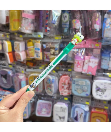 🇯🇵日本直送🇯🇵 Keroppi 青蛙立體公仔頭黑色原子筆