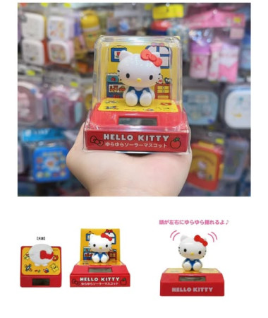 🇯🇵日本直送🇯🇵 Hello Kitty 太陽能搖頭擺設