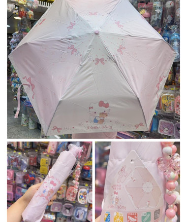 🇭🇰原裝行貨🇭🇰 Hello Kitty 自動縮骨遮...