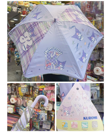 🇭🇰原裝行貨🇭🇰 Kuromi 小童晴雨兼用直雨傘 50cm