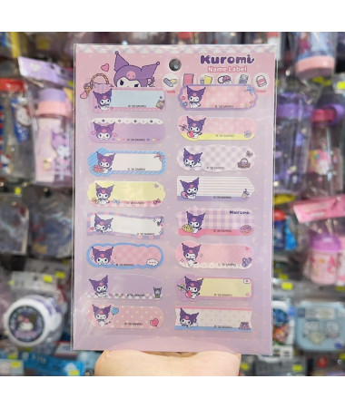 🇭🇰原裝行貨🇭🇰 Kuromi 防水姓名貼紙