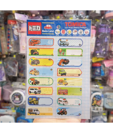 🇭🇰原裝行貨🇭🇰 Tomica 防水姓名貼紙