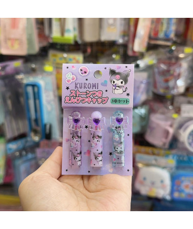 🇯🇵日本直送🇯🇵 Kuormi 蝴蝶結 筆套 (一包3個)
