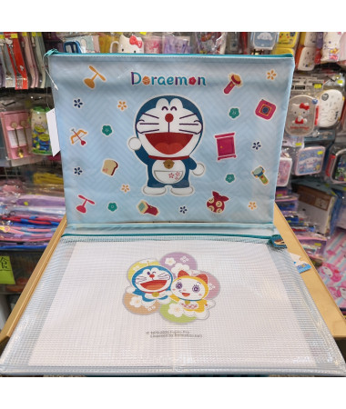 🇭🇰原裝行貨🇭🇰 多啦A夢 A4 雙層拉鍊 文件袋 /...