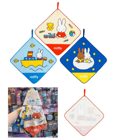 🇯🇵日本直送🇯🇵 Miffy 抗菌 抺手毛巾 (一套3條)