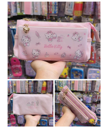 🇭🇰原裝行貨🇭🇰 Hello Kitty 雙拉鍊 筆袋