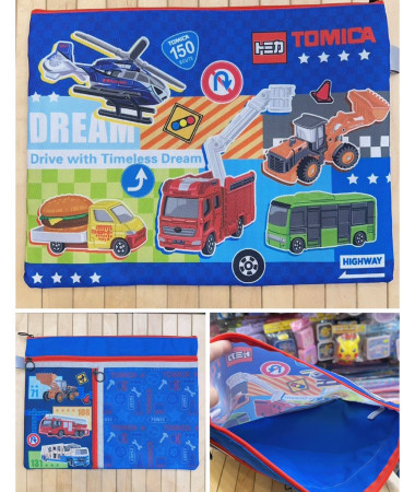 🇭🇰原裝行貨🇭🇰  Tomica 布質 拉鍊 文件 功課袋