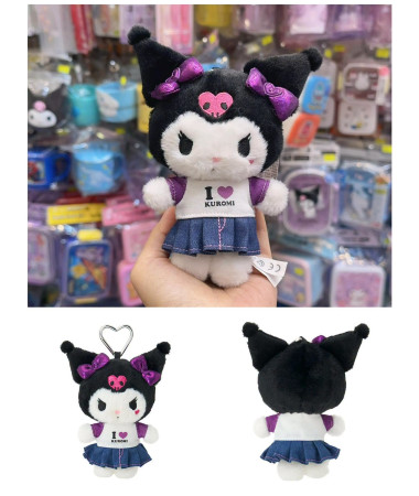 🇭🇰原裝行貨🇭🇰 Kuromi 校服系列 毛公仔 匙扣 吊飾