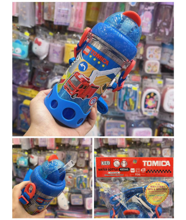 🇭🇰原裝行貨🇭🇰 Tomica 飲管水樽 連斜孭水樽帶