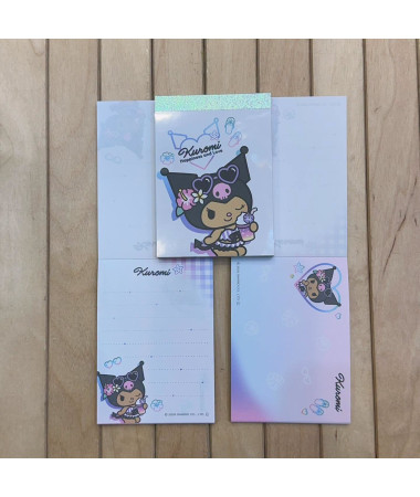 🇯🇵日本直送🇯🇵 Kuromi 黑皮泳衣造型 便條簿...