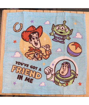 🇯🇵日本直送🇯🇵 Toy Story 反斗奇兵全棉方形毛巾