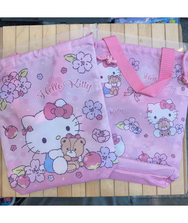 🇭🇰原裝行貨🇭🇰 Hello Kitty 手挽索繩袋