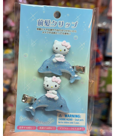 🇯🇵日本直送🇯🇵 Kitty 海豚設計系列 對裝 頭飾 髮夾