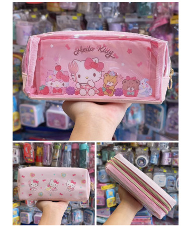 🇭🇰原裝行貨🇭🇰 Hello Kitty 雙拉鍊 筆袋