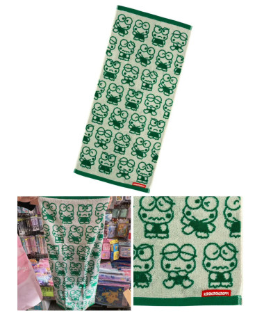 🇯🇵日本直送🇯🇵 Keroppi 青蛙 生日系列 長毛巾