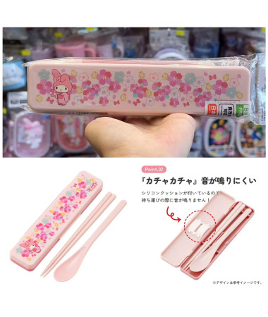 🇯🇵日本直送🇯🇵 My Melody 匙羹 筷子 餐具套裝