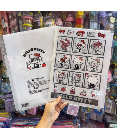 🇭🇰原裝行貨🇭🇰 Hello Kitty A4 3層 文件夾