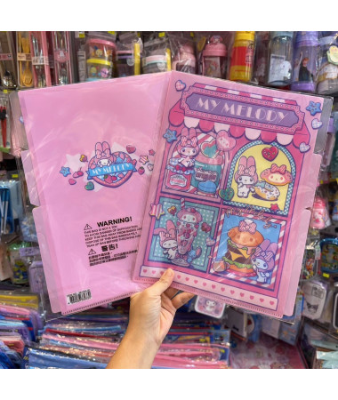 🇭🇰原裝行貨🇭🇰 My Melody A4 3層 文件夾