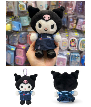 🇯🇵日本直送🇯🇵 Kuromi 店員造型 毛公仔 匙扣 吊飾