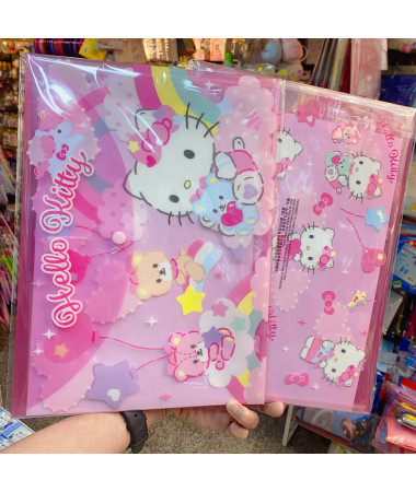 Hello Kitty 扭扣文件袋