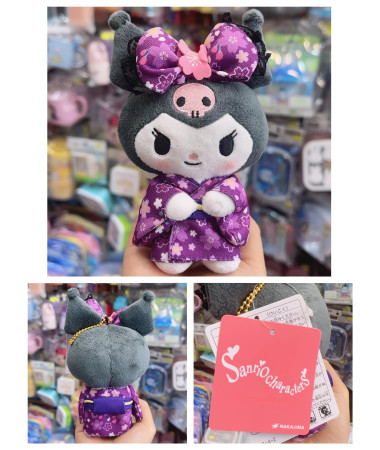 🇯🇵日本直送🇯🇵 Kuromi 和服造型公仔鎖匙扣/吊飾