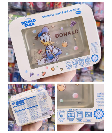 Donald Duck 唐老鴨 不銹鋼食物盒/不銹鋼密實盒