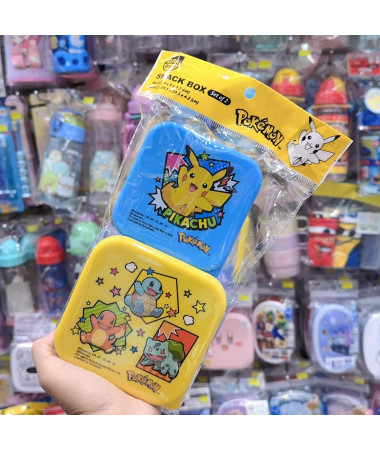 Pokemon 比卡超小食盒/零食盒(一大一細裝)