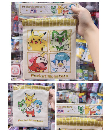 🇯🇵日本直送🇯🇵 Pokemon 精靈寶可夢比卡超索繩袋