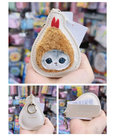 🇯🇵日本直送🇯🇵 Mofusand 鯊魚貓炸蝦造型仿皮匙扣