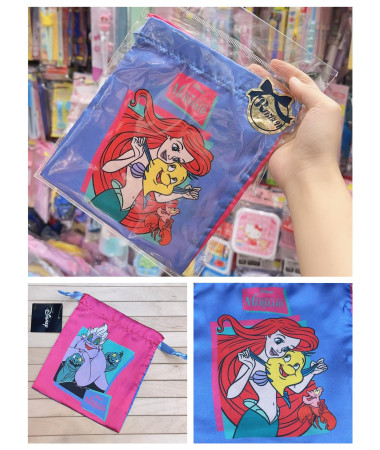 🇯🇵日本直送🇯🇵 Ariel 美人魚緞布索繩袋