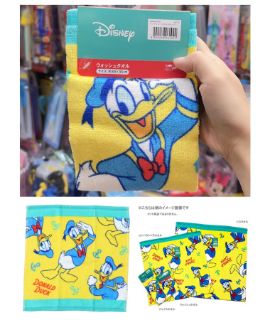 🇯🇵日本直送🇯🇵 Donald Duck 唐老鴨全棉方形毛巾