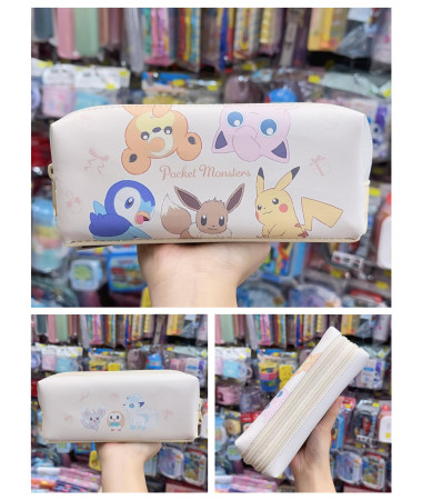 🇯🇵日本直送🇯🇵 Pokemon 精靈夢可寶比卡超雙拉鍊筆袋