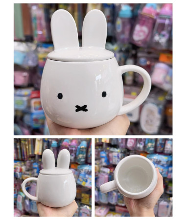 🇯🇵日本直送🇯🇵 Miffy 陶瓷杯連耳朵造型蓋