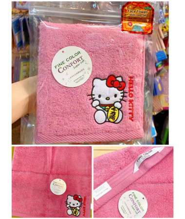 Hello Kitty 全棉毛巾(超級柔滑鬆軟)