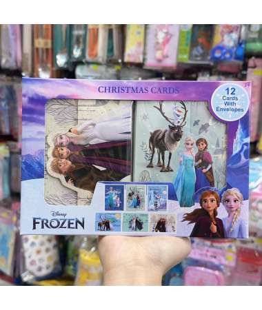 Frozen 魔幻奇緣 Elsa Anna 聖誕咭套裝...