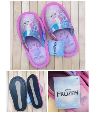 Frozen Elsa 小童家居拖鞋(適合尺寸：20cm)