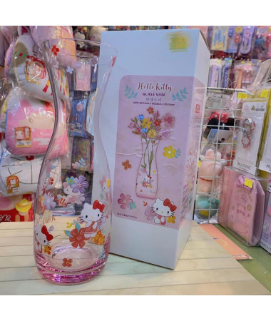 Hello Kitty 玻璃花瓶 / 花樽