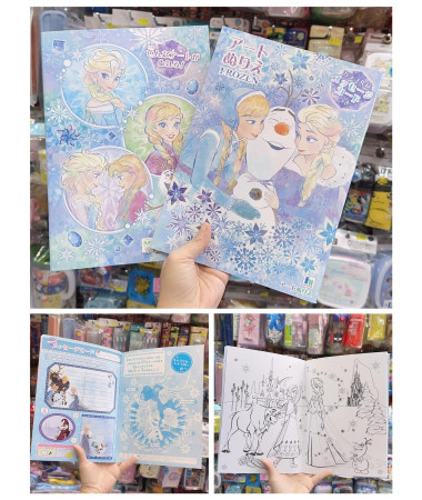 🇯🇵日本直送🇯🇵 Frozen Elsa Anna 填色簿